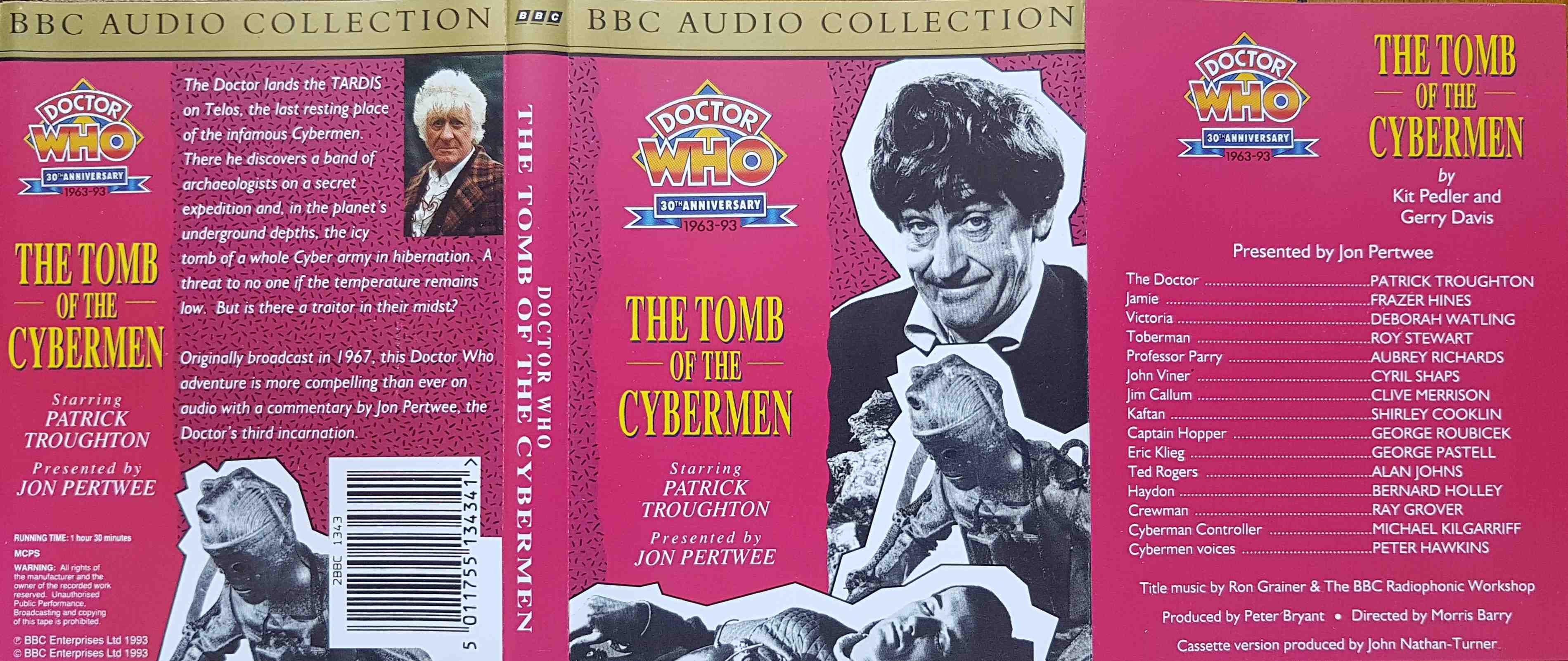 Picture of ZBBC 1343 Doctor Who - The tomb of the Cybermen by artist Kit Peddler / Gerry Davis from the BBC records and Tapes library